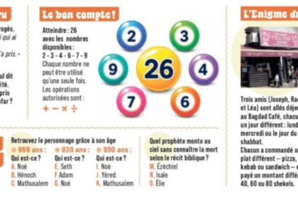 mots croisés et jeux divers