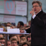 Jean-Luc Mélanchon en meeting