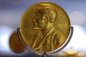 Médaille du prix Nobel de médecine décerné à Alexander Fleming en 194